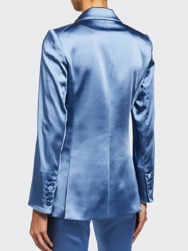 Lauralee Bell The Young And The Restless Blue Satin Blazer