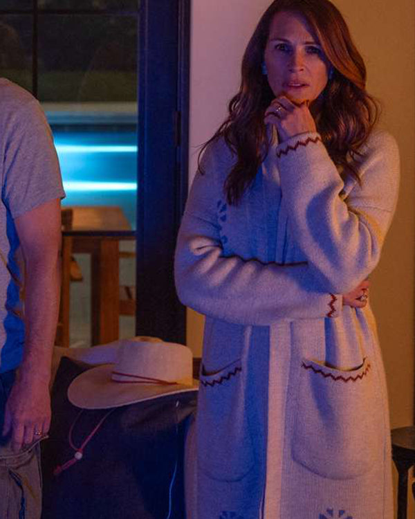 Leave The World Behind 2023 Julia Roberts Long Cardigan