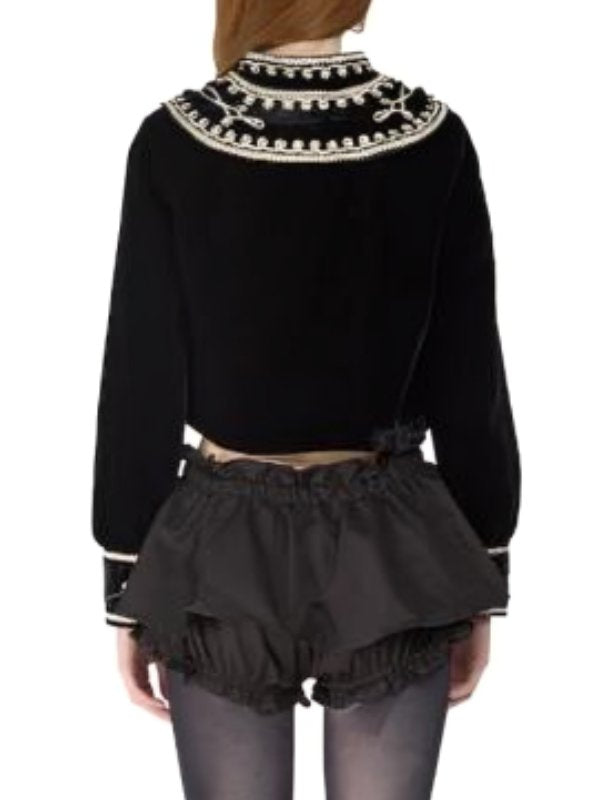 Leigh-Anne Pinnock The Celebrity Traitors S2 Black Military Jacket - view 3