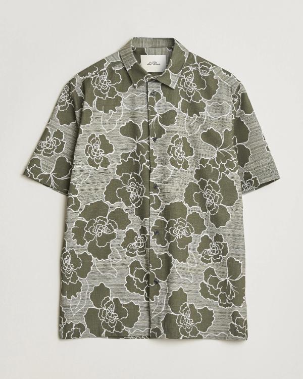 Reasonable Doubt S04 McKinley Freeman Floral Print Olive Shirt - view 2