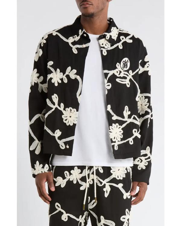 Reasonable Doubt S04 McKinley Freeman Floral Ribbon Work Jacket - view 2
