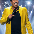 Lionel Richie The Muny Collarless Leather Jacket