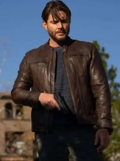 Mark Meachum Countdown Brown Leather Jacket