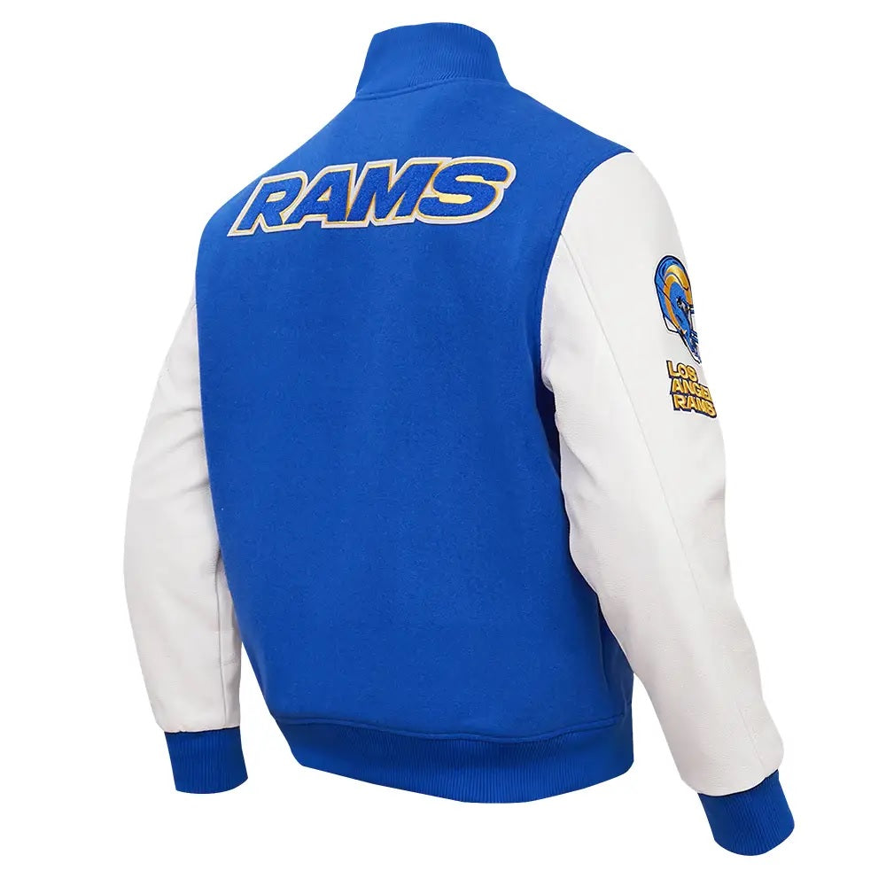 NFL Los Angeles Rams Pro Standard Royal Blue Varsity Jacket