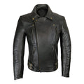 Mens Elite Patrol Leather Jacket – Biker Style