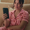 Minding Your Business Clarissa Cozzoni Strawberry Printed Pajama
