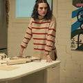 Minding Your Business Clarissa Cozzoni Striped Sweater