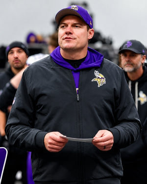 Kevin O’Connell Minnesota Vikings Black Bomber Jacket