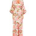 Loot S03 Maya Rudolph Rose Print Pink Satin Robe