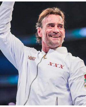 CM Punk Money In The Bank 2026 White Jacket - view 3