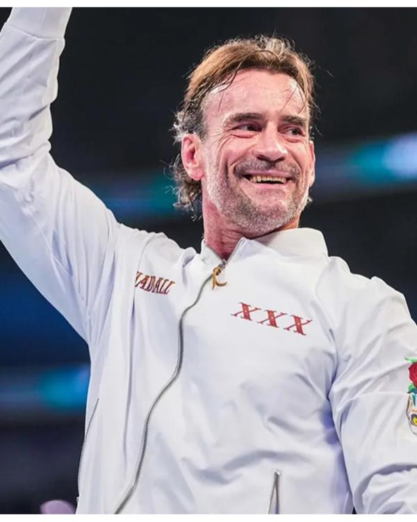 CM Punk Money In The Bank 2026 White Jacket - view 3