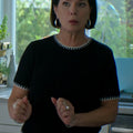 Murder In A Small Town S02 Christie Holman Blanket Stitch Top