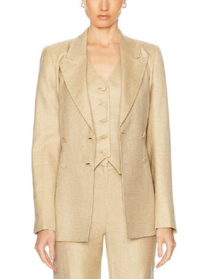 NCIS New York 2026 Jennifer Beals Beige Blazer