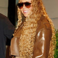 NYC 2026 Mariah Carey Cropped Leather Jacket