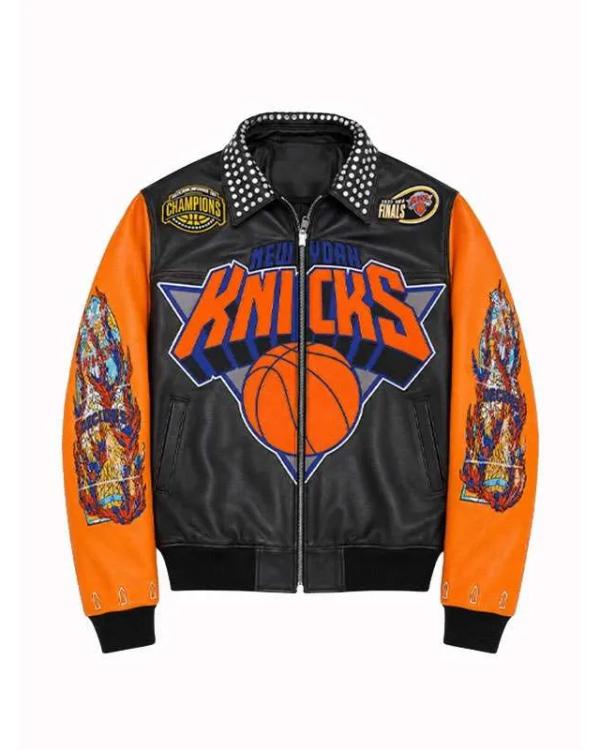 New York Knicks Championship 2026 Leather Jacket - view 2
