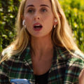 Nobody Wants This S03 Justine Lupe Green Plaid Shirt