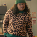 North Of North Season 2 Bailey Poching Leopard Print Sweater