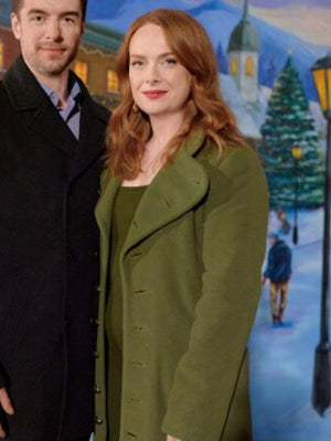 Alex Paxton-Beesley Our Christmas Mural 2023 Green Coat