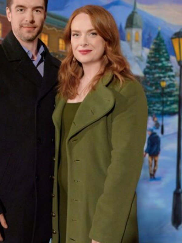 Alex Paxton-Beesley Our Christmas Mural 2023 Green Coat