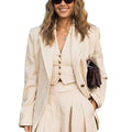 Jessica Alba Paris Fashion Week 2026 Long Blazer