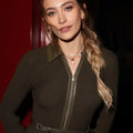 Paris Jackson Paris Fashion Week Brown Dress