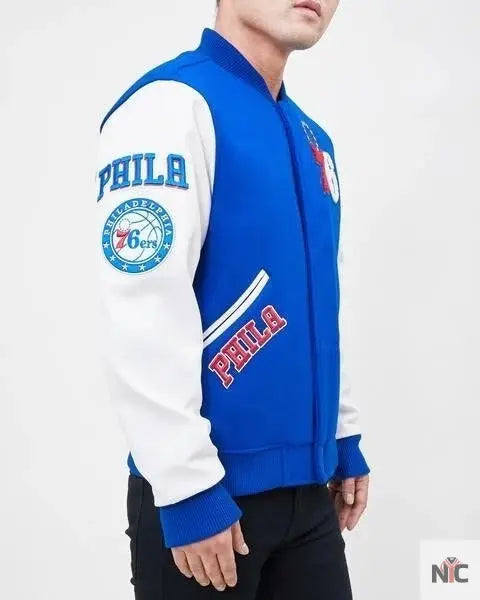 Philadelphia 76ers Classic Wool Varsity Jacket