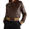 Poker Face Natasha Lyonne Leather Bomber Jacket