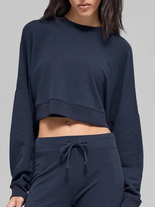 RHOC S20 Tamra Judge Navy Crew Neck Sweatshirt