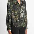 Reacher S4 Kathleen Robertson Floral Silk Blouse
