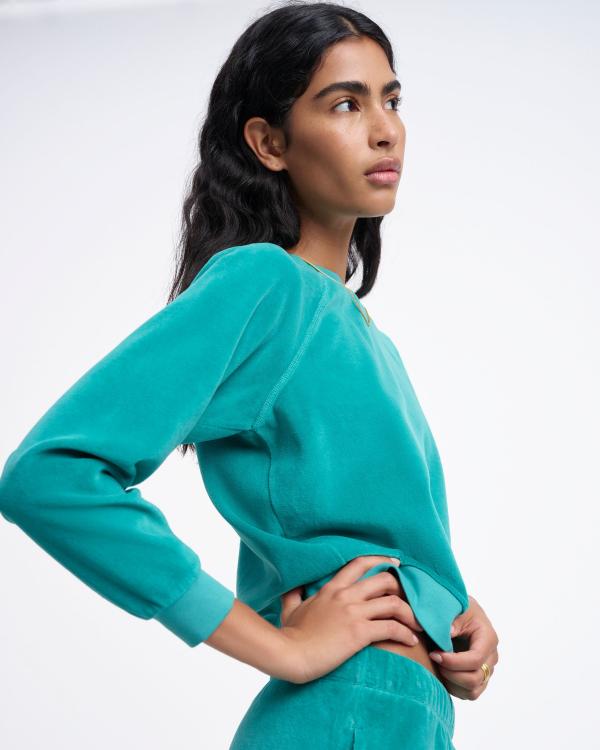 Real Housewives of NYC S16 Daisy Toye Blue Sweatshirt - view 3