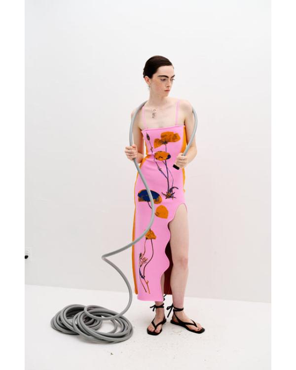 Real Housewives of Potomac Gizelle Bryant Pink Floral Print Maxi Dress - view 4