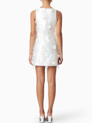 Real Housewives Ultimate Girls Trip 2026 White Floral Mini Dress - view 3