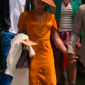 Reasonable Doubt S04 Emayatzy Corinealdi Bronze Satin Dress