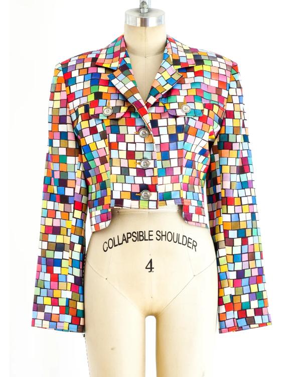 Living Single S03 Kim Fields Multicolor Cropped Jacket - view 2