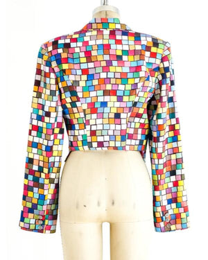 Living Single S03 Kim Fields Multicolor Cropped Jacket - view 4