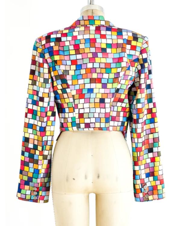 Living Single S03 Kim Fields Multicolor Cropped Jacket - view 4