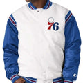 Renegade Philadelphia 76ers Full-Snap Satin Jacket