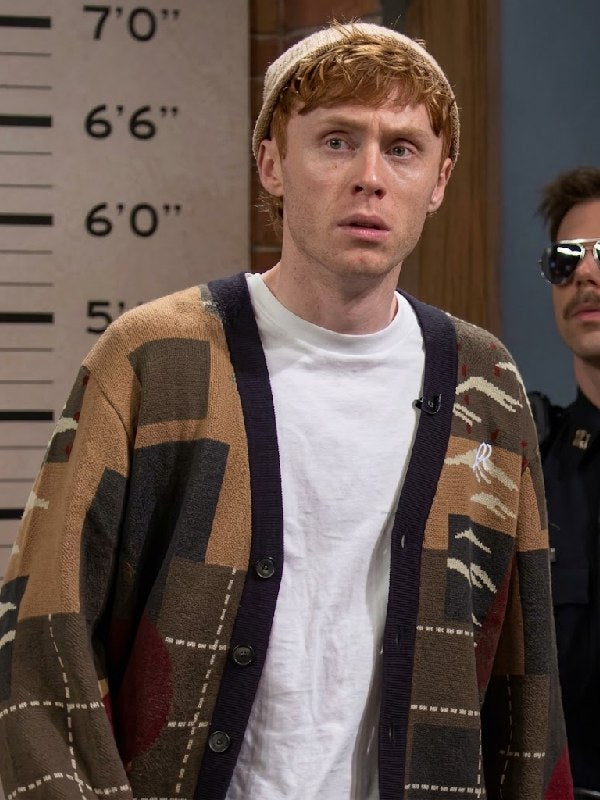 SNL S52 Ben Marshall Printed Knitted Cardigan