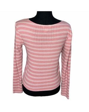 SNL S51 Veronika Slowikowska Pink Striped Top