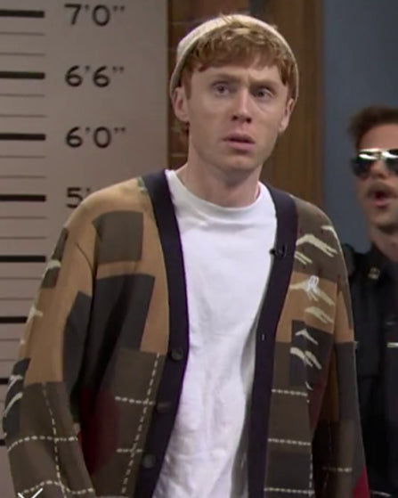 SNL S52 Ben Marshall Printed Knitted Cardigan