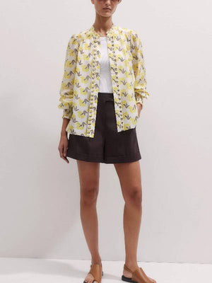 SNL Season 51 Ashley Padilla Printed Blouse