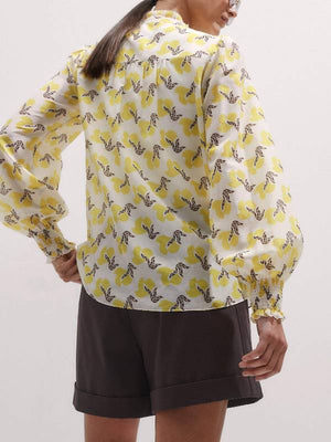 SNL Season 51 Ashley Padilla Printed Blouse