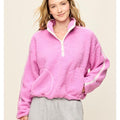 SNL S52 Sarah Sherman Pink Sherpa Fleece Jacket