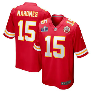 Patrick Mahomes Red Kansas City Chiefs Super Bowl LVIII Game Jersey