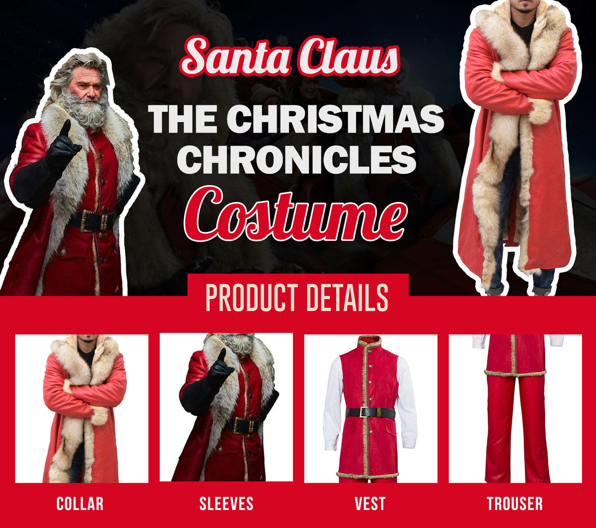The Christmas Chronicles Santa Claus Costume - view 8
