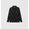 Boston Blue S02 Maggie Lawson Floral Black Blouse