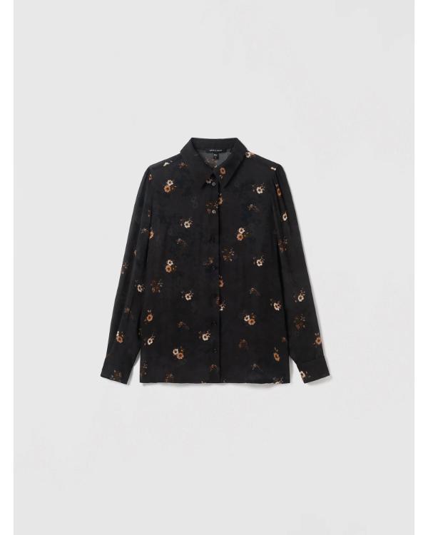 Boston Blue S02 Maggie Lawson Floral Black Blouse