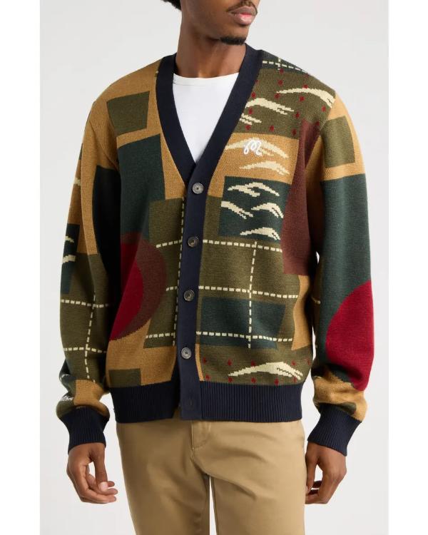SNL S52 Ben Marshall Printed Knitted Cardigan - view 3