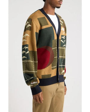 SNL S52 Ben Marshall Printed Knitted Cardigan - view 6