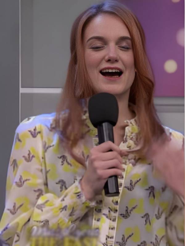 SNL Season 51 Ashley Padilla Printed Blouse